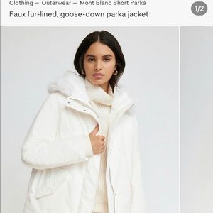Aritzia Mont Blanc Short Parka XS Nearly New!